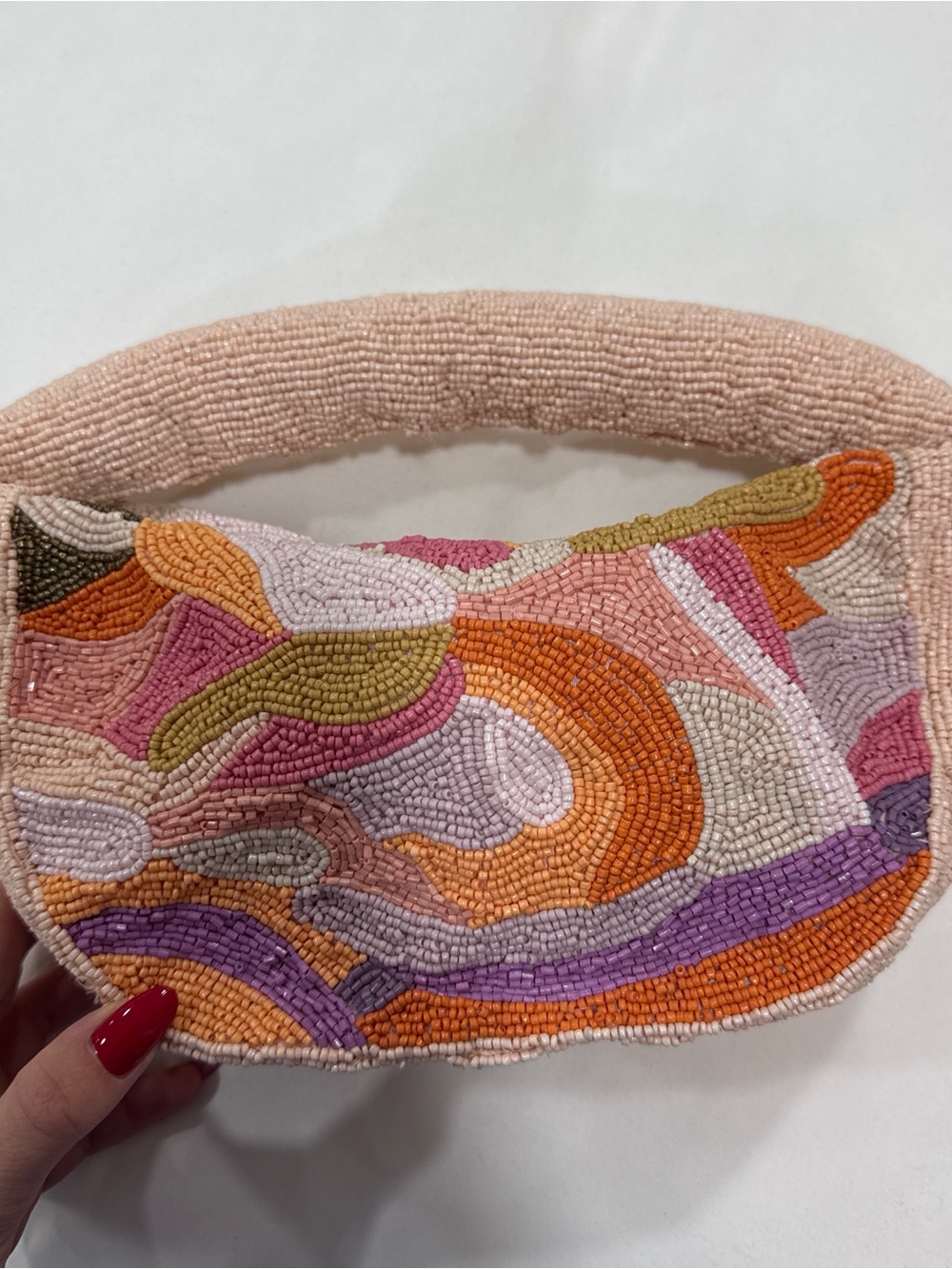 Beaded Multicolor Artisanal Handbag
